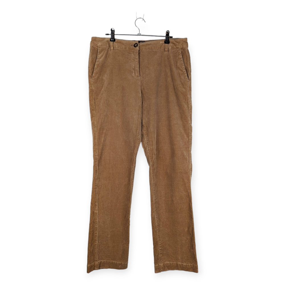 Pendleton Women's Camel Brown Micro Corduroy Straight Leg Trouser Pants‎ Size 6